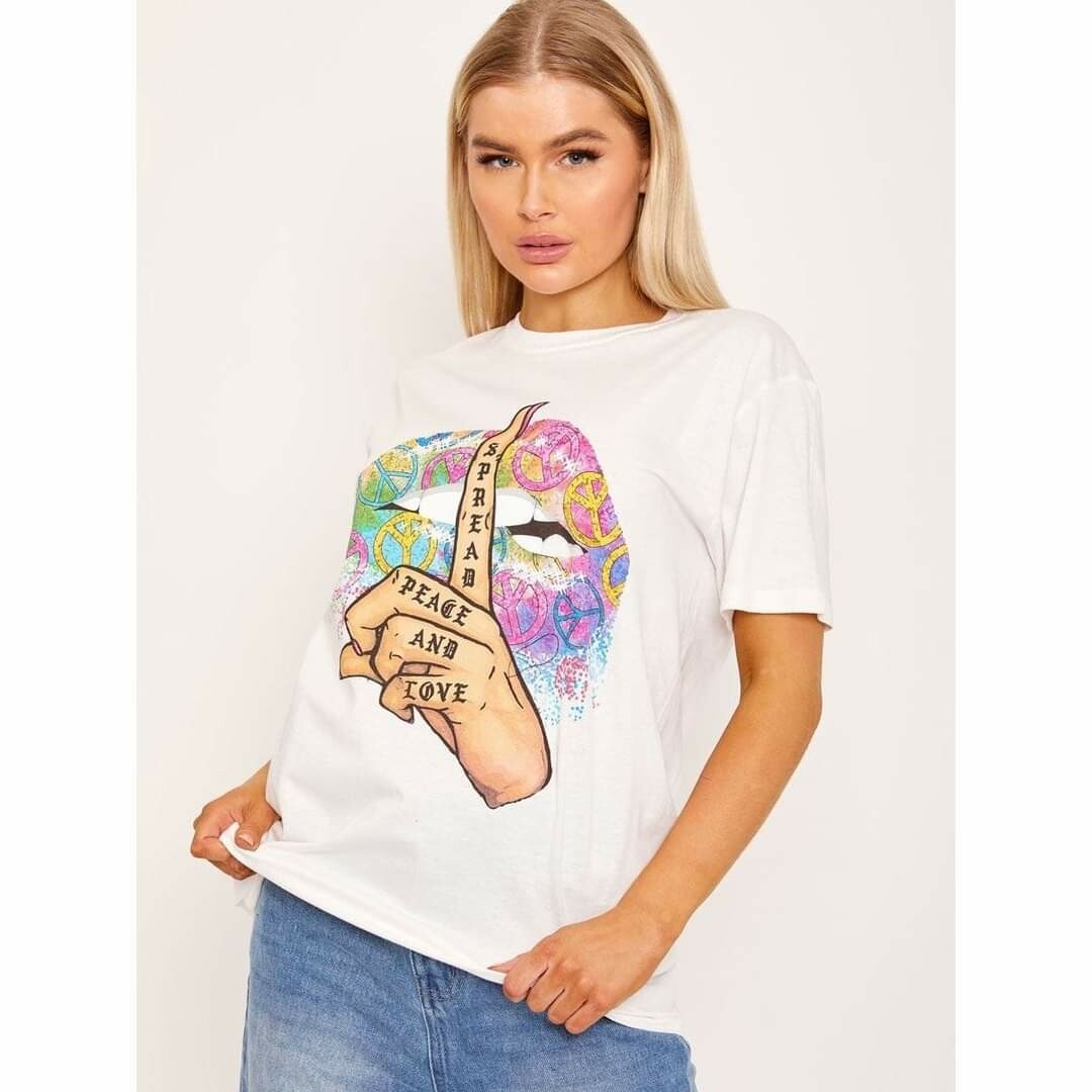 peace and love tshirt