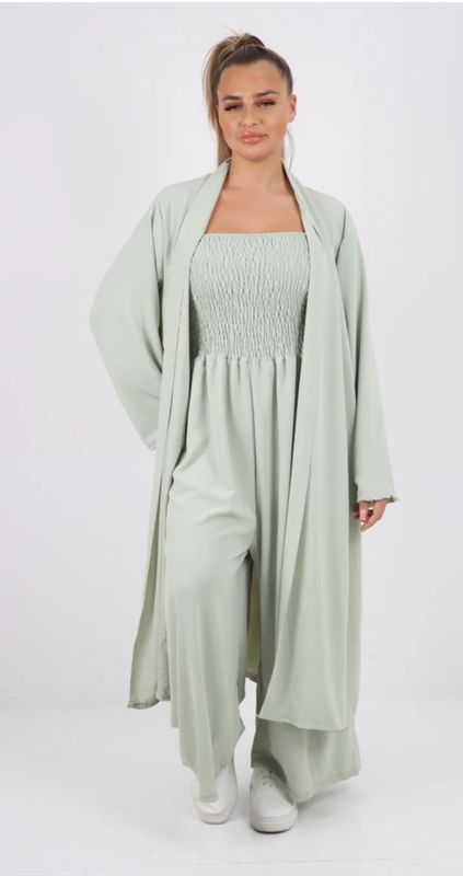 Long open front Cardigan