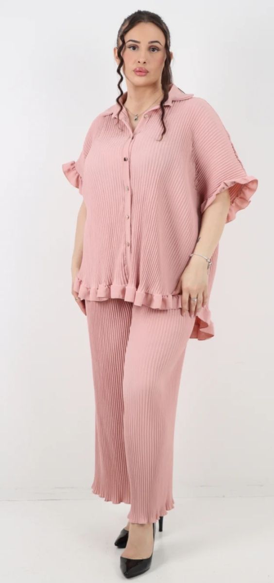 Pleated co ord set