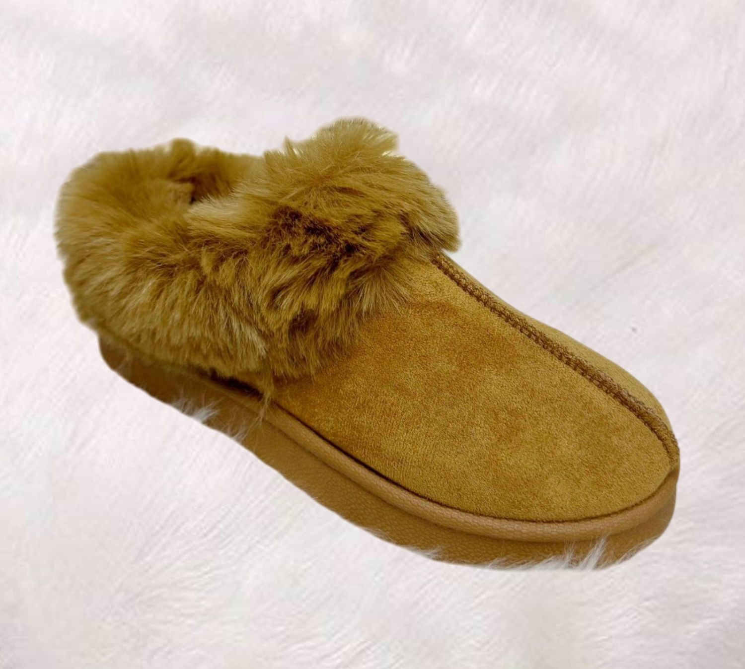 Kids fluffy ankle slippers