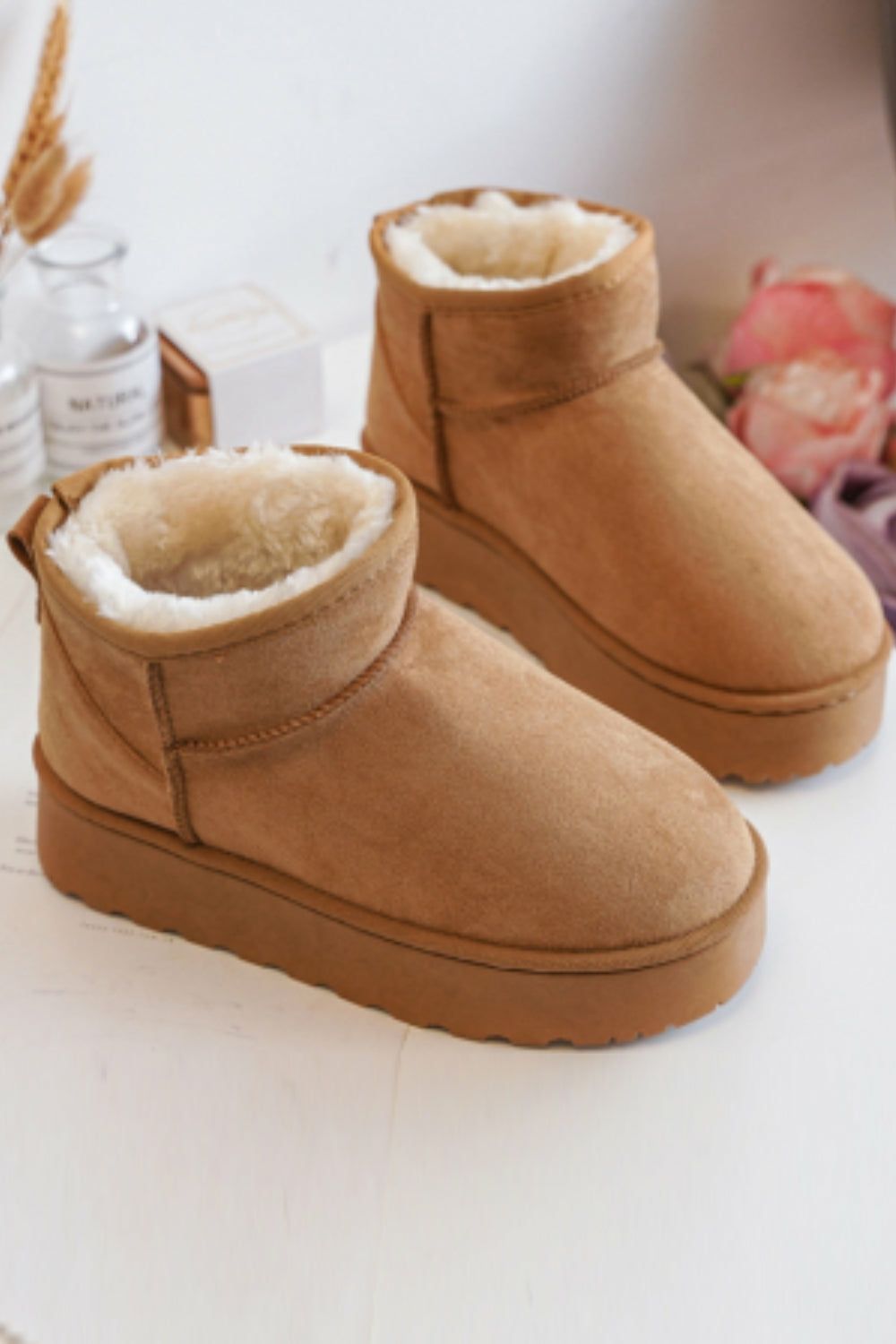 Kids ankle chunky boots