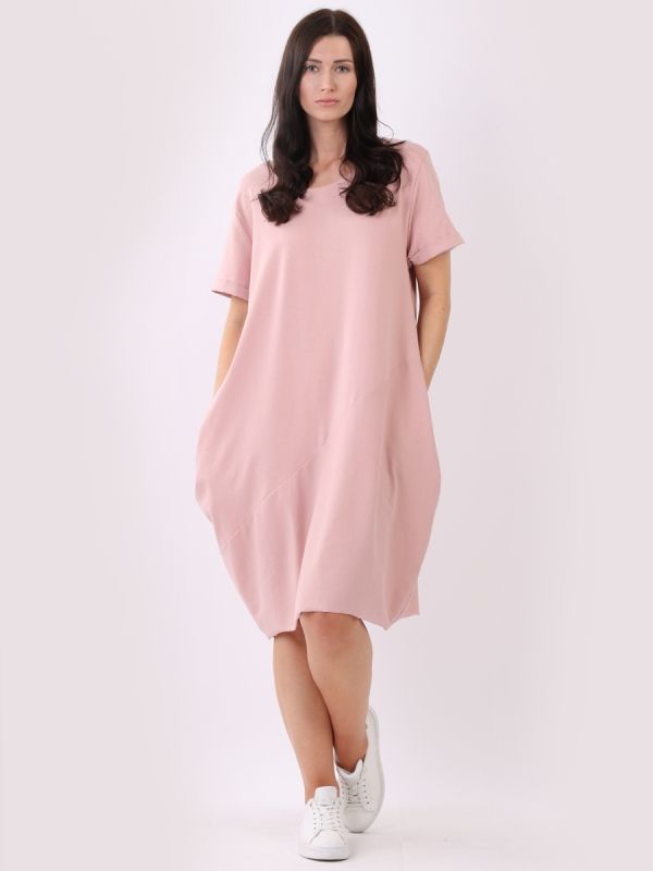 Plain classy cocoon dress