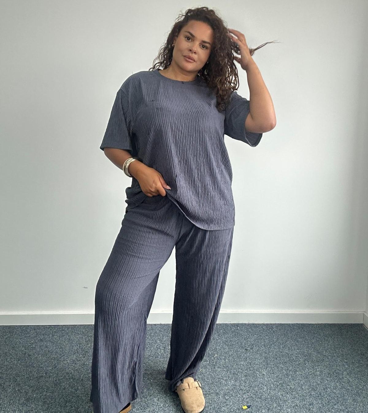 Crinkle co ord lounge wear
