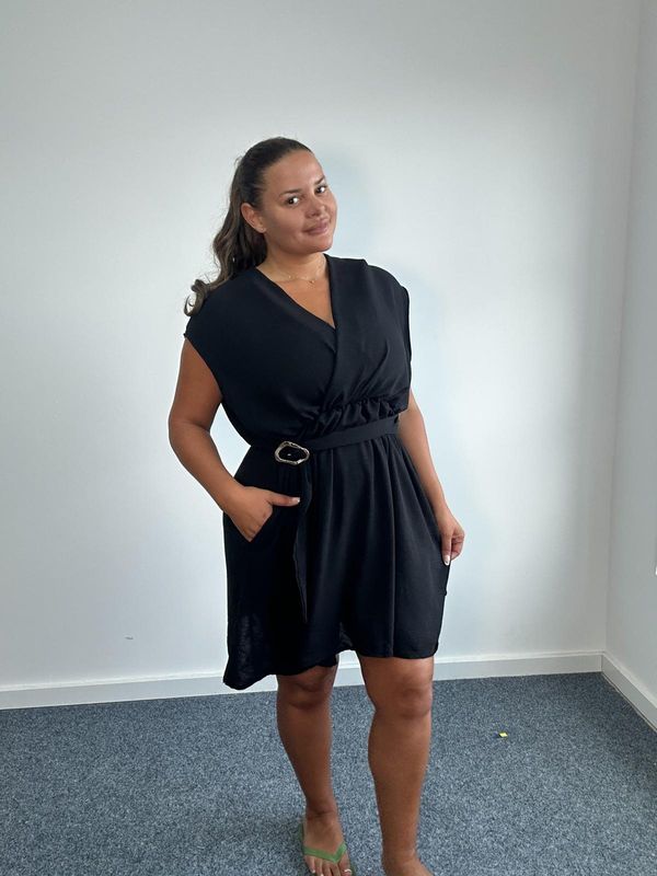 Black Belted Dress