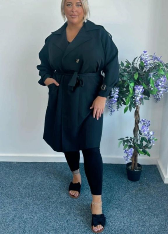 Curve Size trench jackets