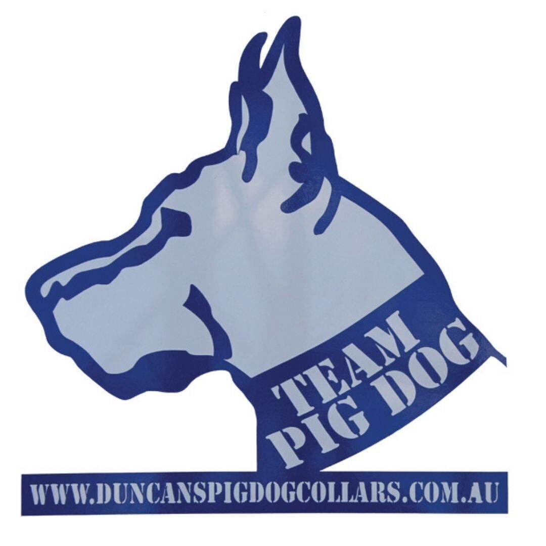 Team Pig Dog Stickers