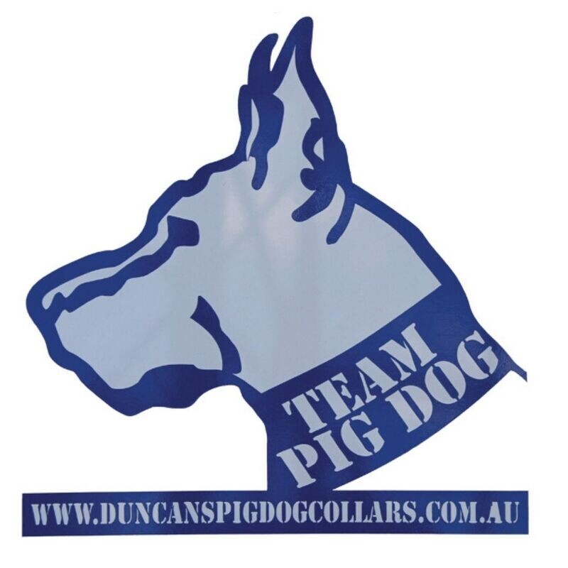 Team Pig Dog Stickers