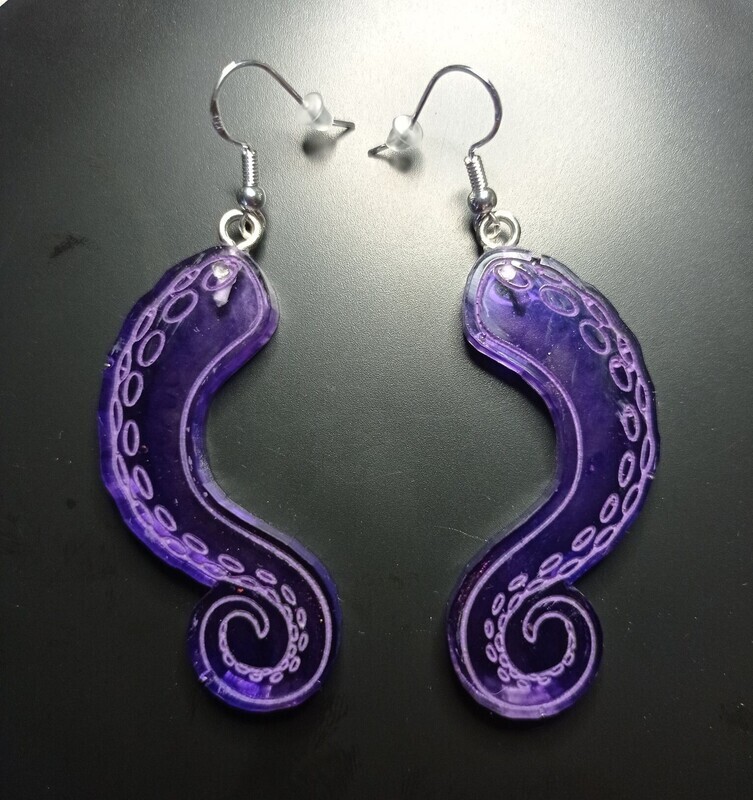 Boucles d&#39;oreilles tentacules