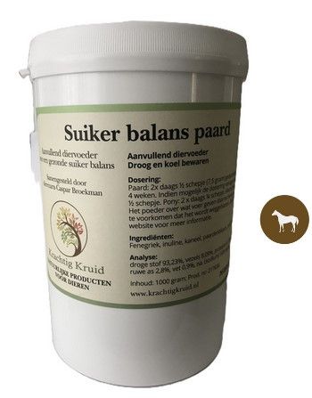 Krachtig Kruid Suiker balans 1000 gram