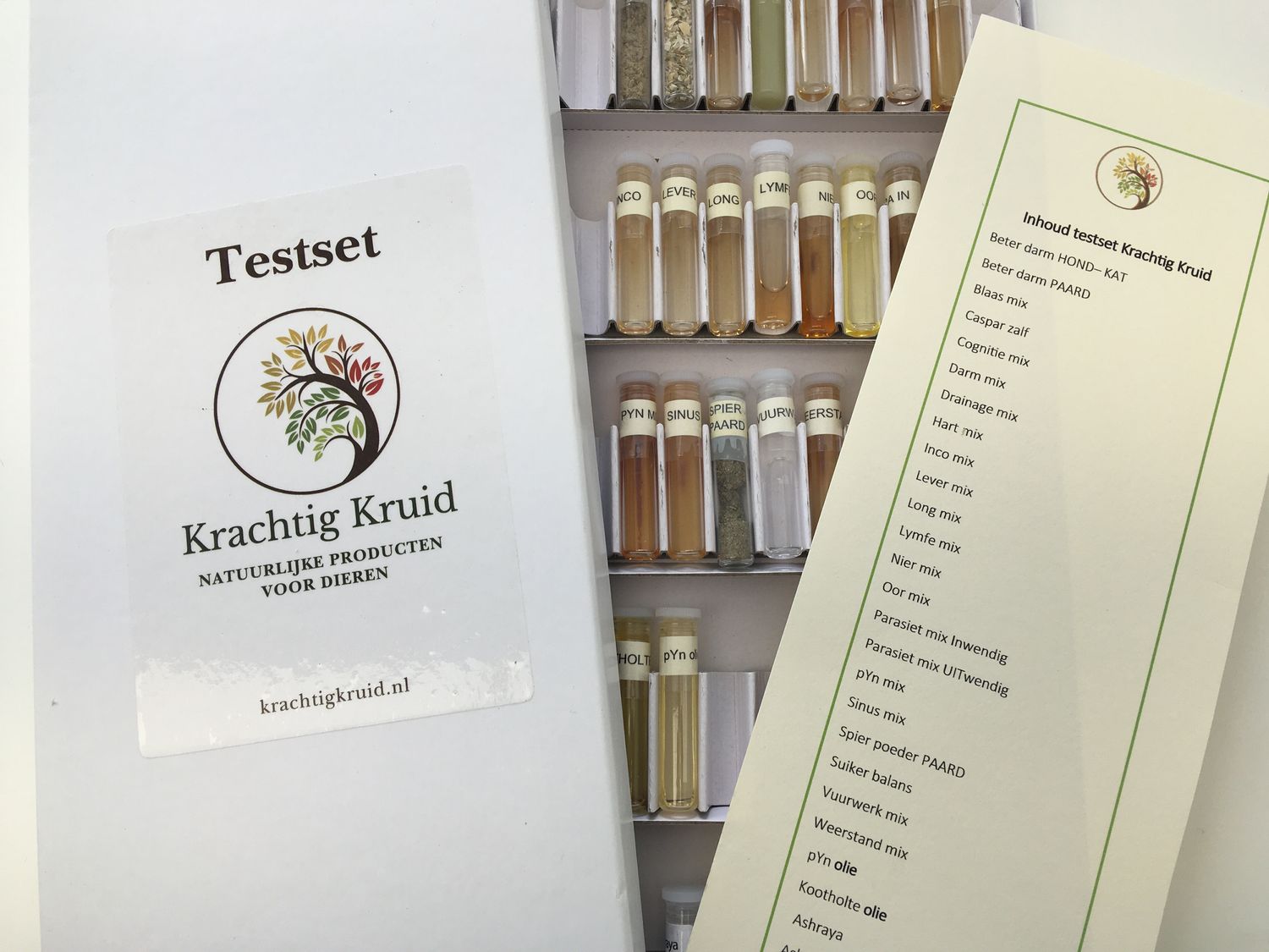 Testdoos Krachtig Kruid en Ashraya serie