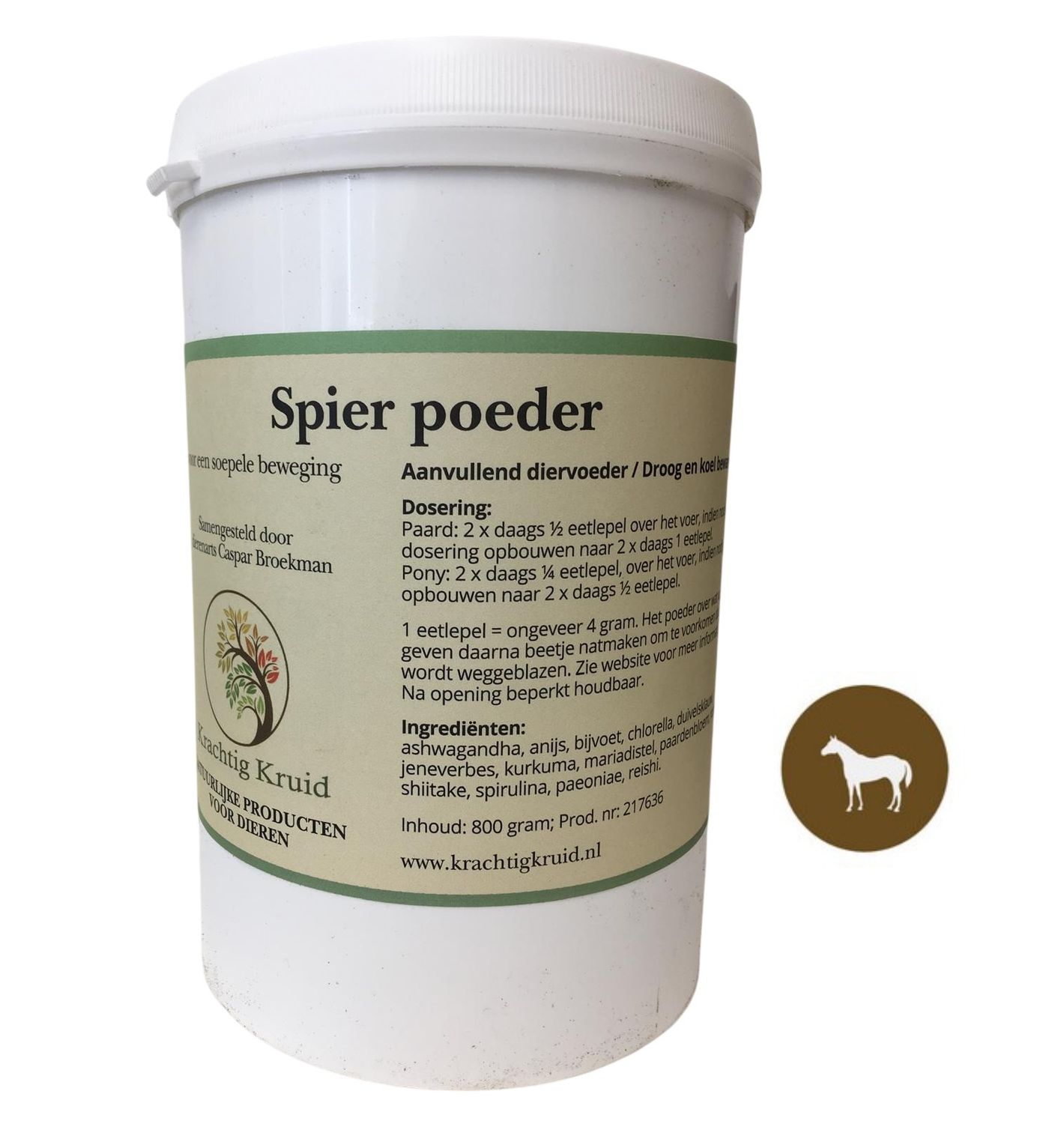 Spier poeder PAARD