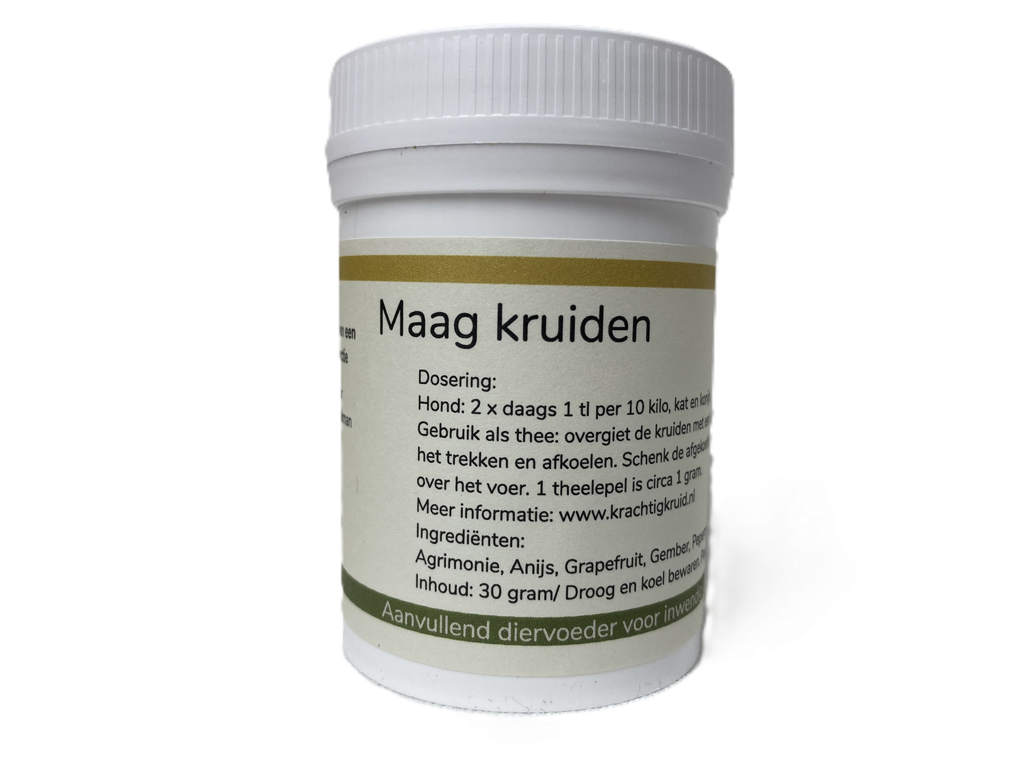 Maag kruiden hond, kat en konijn