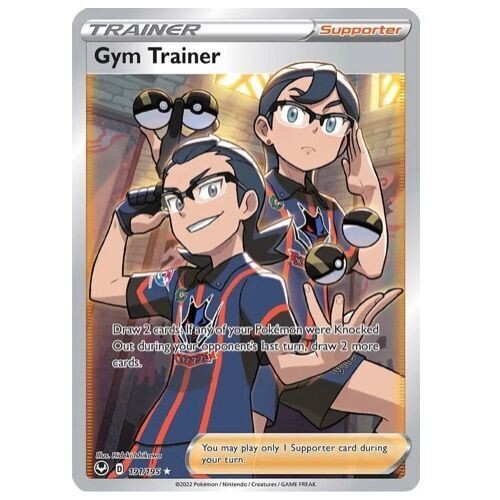 Gym Trainer (Full Art) - SWSH12: Silver Tempest (SWSH12)