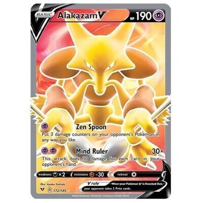 Alakazam V (Full Art) - SWSH04: Vivid Voltage (SWSH04)