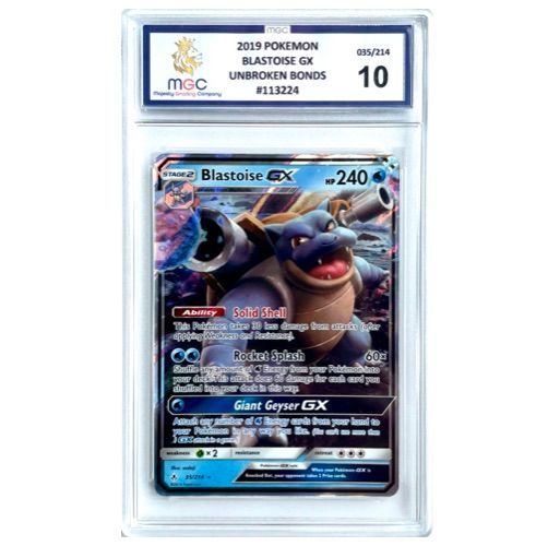 Blastoise GX - SM - Unbroken Bonds (SM10) - MGC: Grade 10