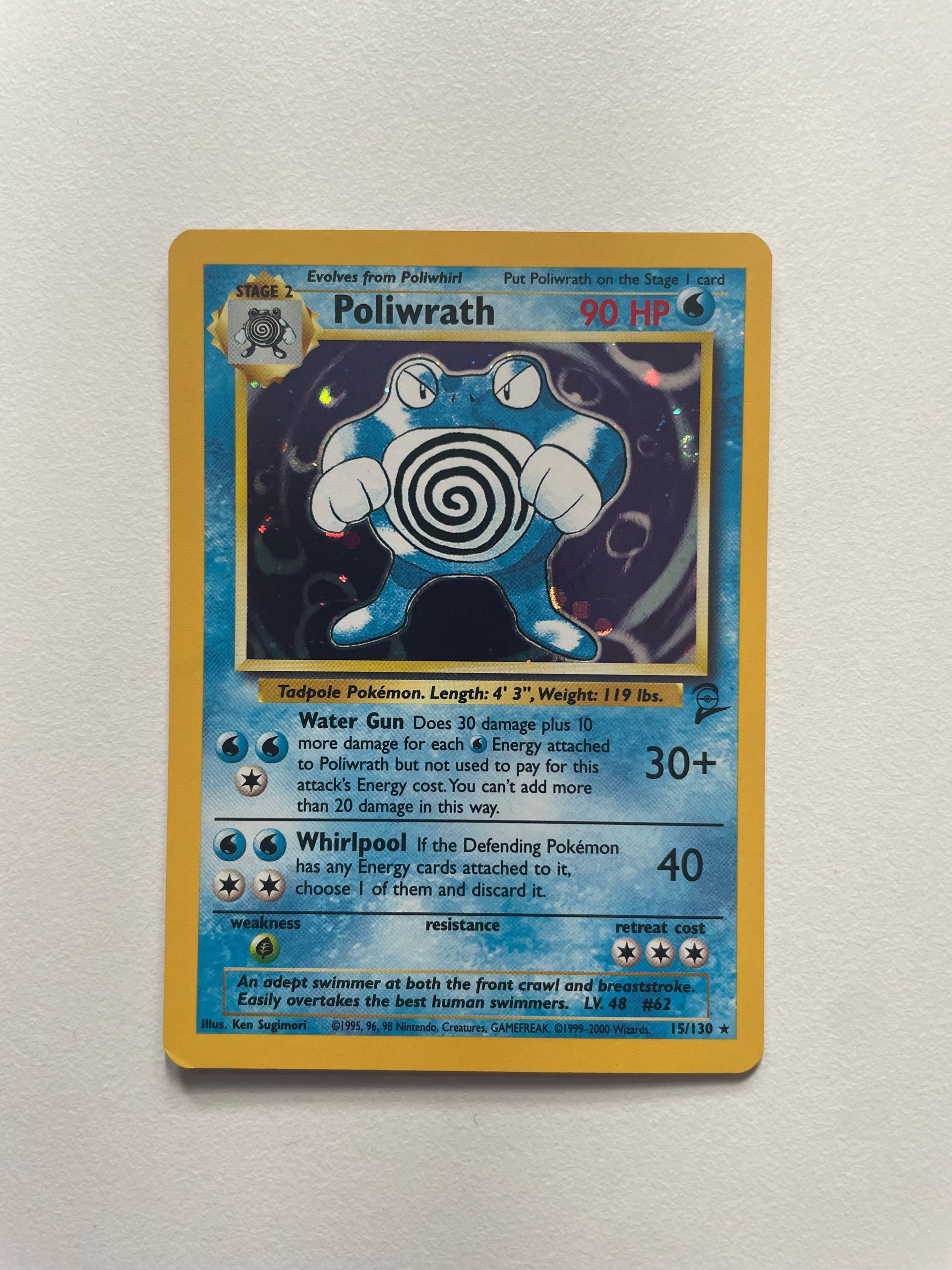 Poliwrath - 15/130 Base Set 2 (BS2) HOLO
