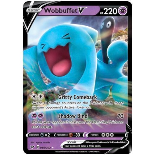 Wobbuffet V - SWSH01: Sword & Shield Base Set (SWSH01)