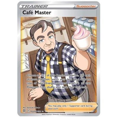 Cafe Master - SWSH09: Brilliant Stars Trainer Gallery (SWSH09:TG)