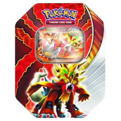 Pokemon Paradox Destinies Tin - Gouging Fire EX