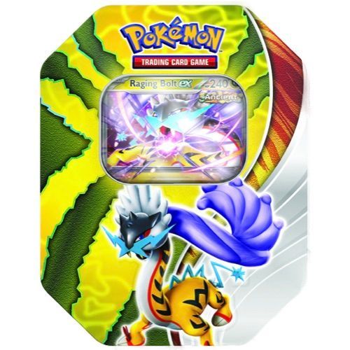 Pokemon Paradox Destinies Tin - Raging Bolt EX