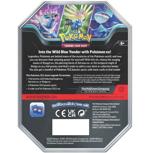 Pokemon Azure Legends Tin - Dialga ex