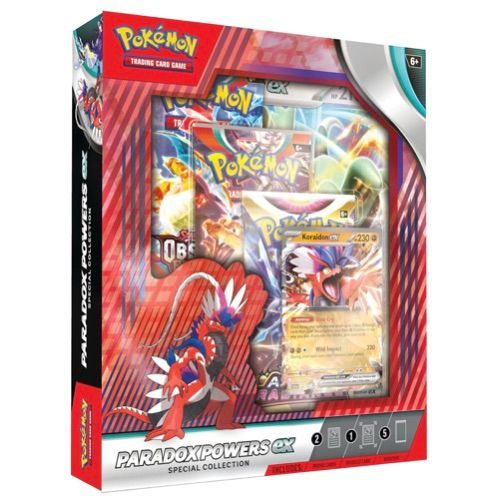 Pokémon TCG: Paradox Powers ex Special Collection Box (Miraidon & Koraidon) - Amazon Exclusive