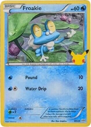 Froakie - 22/25 (HOLO)- McDonald's 25th Anniversary Promos (MCD21)