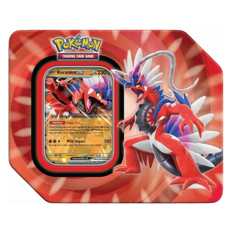 Pokémon Paldea Legends Tin - Koraidon ex