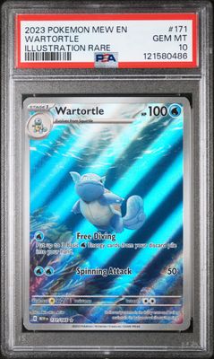 Wartortle - 171/165 - SV: Scarlet & Violet 151 (MEW) - PSA 10