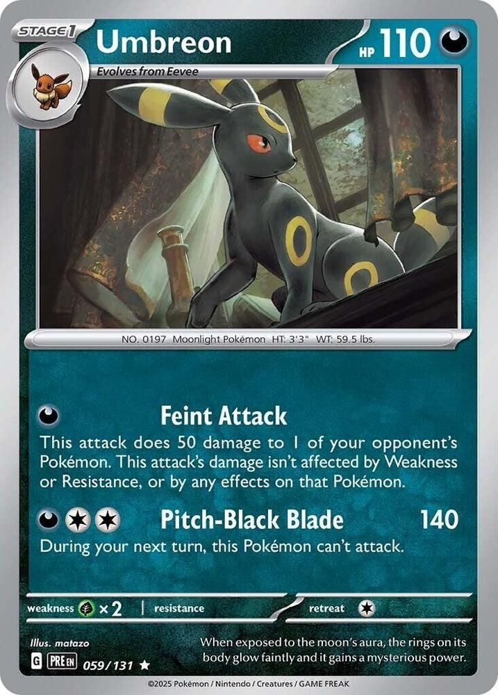 Umbreon (Master Ball) - SV: Prismatic Evolutions (PRE)