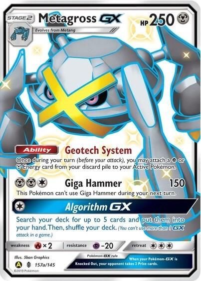 Metagross GX - 157a/145 - Alternate Art Promos (PR)