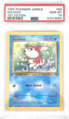 Goldeen - 1st Edition Jungle (JU) - PSA 10 Goldeen - 1st Edition Jungle (JU) - PSA 10