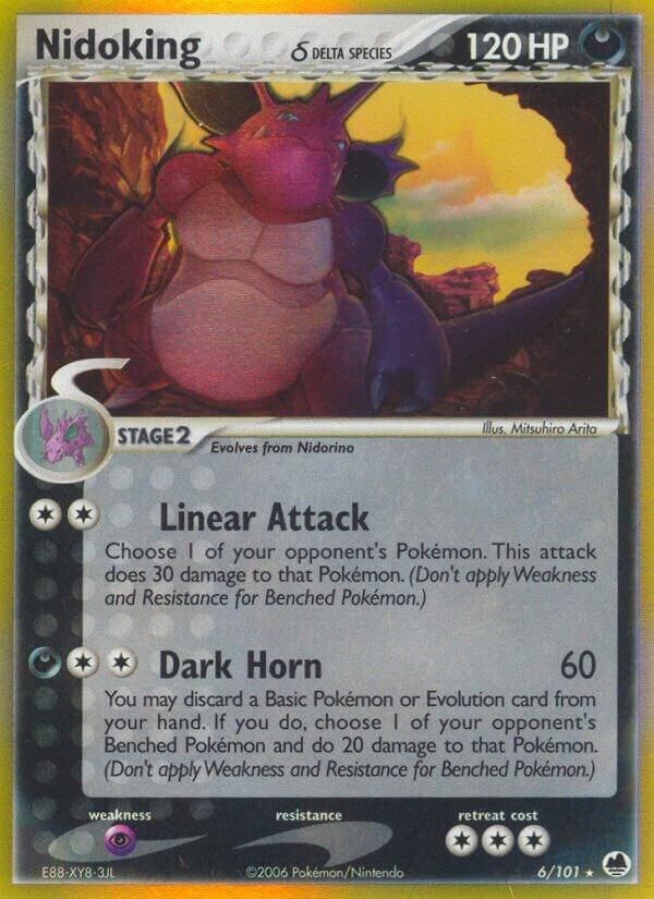 Nidoking (Delta Species) - EX Dragon Frontiers (DF) Nidoking (Delta Species) - EX Dragon Frontiers (DF)