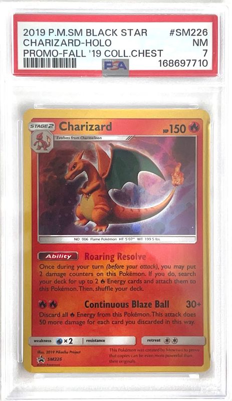 Charizard - SM226 - SM Promos (SMP) - PSA 7