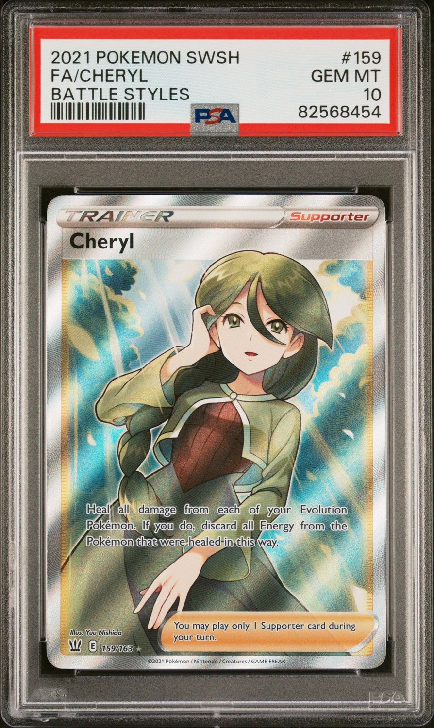 Cheryl - SWSH05: Battle Styles (SWSH05) - PSA 10 Cheryl - SWSH05: Battle Styles (SWSH05) - PSA 10