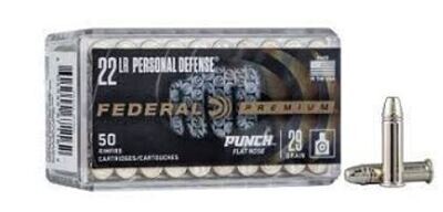 Federal 22LR + Punch 29gr 50rd box
