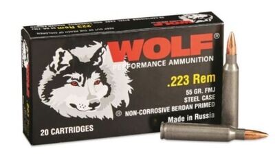 Wolf .223 55gr 20rd box