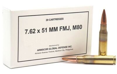 Armscor Global Defense 7.62x51 168gr