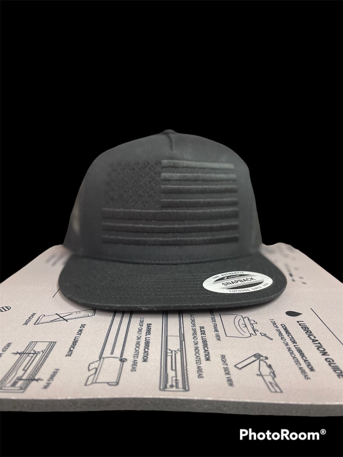 OUTLAWS ARMORY BLACK FLAG TRUCKER HAT