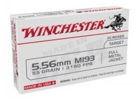 WINCHESTER 5.56 20RD BOX