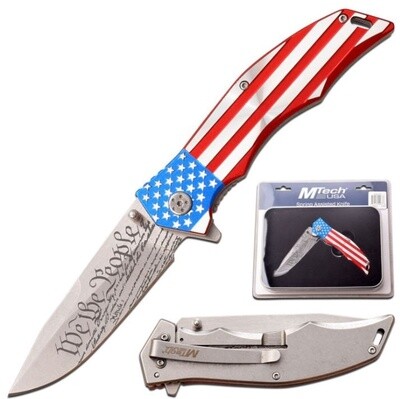 FLAG WE THE PEOPLE KNIFE