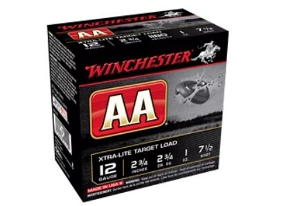 Winchester Xtra-Lite Target Load 12Ga 2.75",#7.5 1 oz 25 RDS