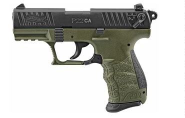 WALTHER P22 .22LR MIL GREEN USED