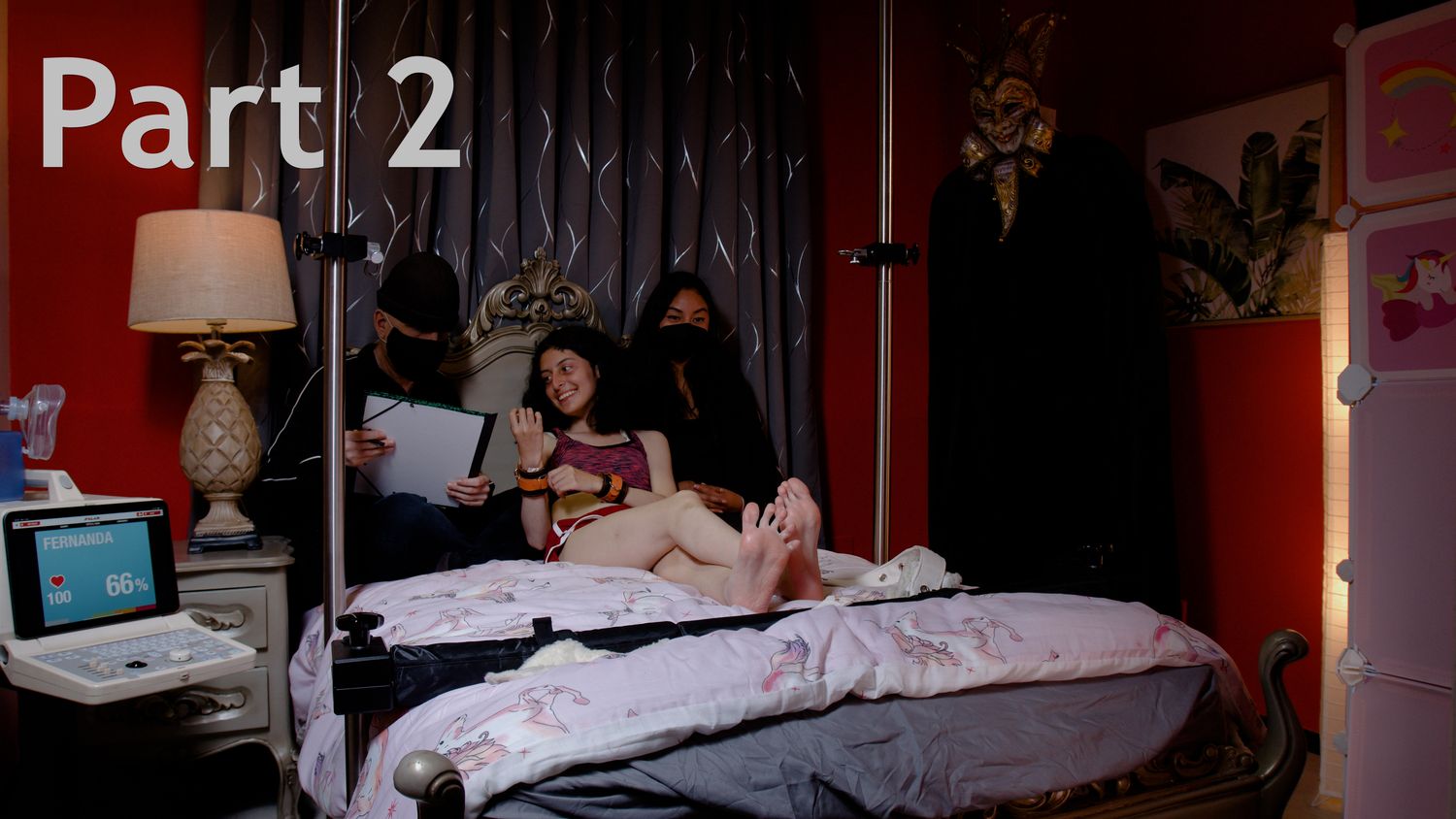 Fernanda: we couldn&#39;t imagine finding a tickle fetishist! We will do everything to make her despair but more than laughter you will hear moans of pleasure. Part 2