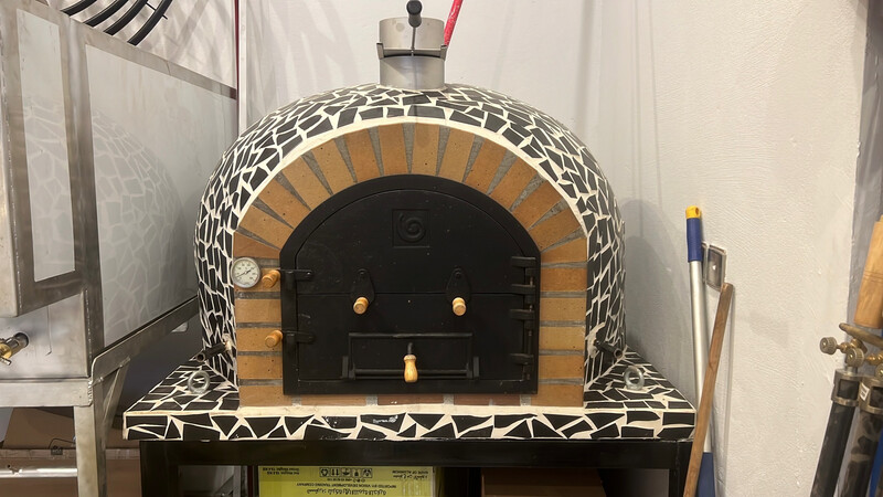 Black Mosaic Oven. (120cm X120cm) OutterSize