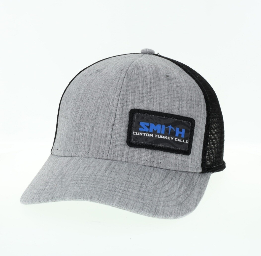 Legacy Gray and black hat with patch offset