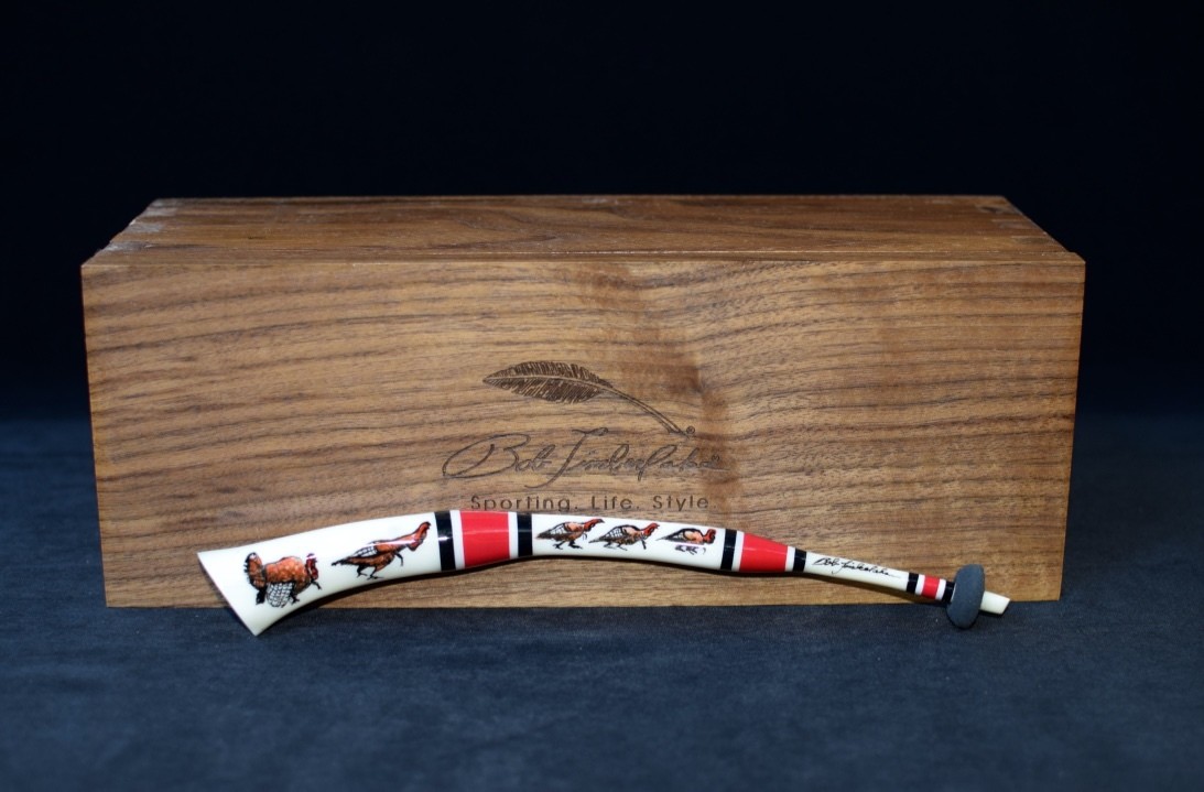 #6 of 25 Original, Hand-Painted, Limited-Edition
Bob Timberlake Wing-bone Turkey Call