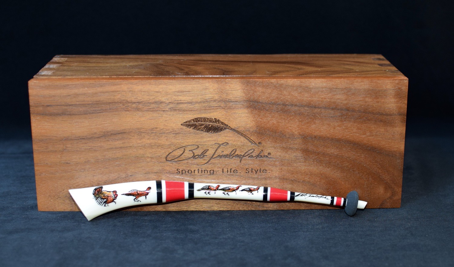 #9 of 25 Original, Hand-Painted, Limited-Edition
Bob Timberlake Wing-bone Turkey Call