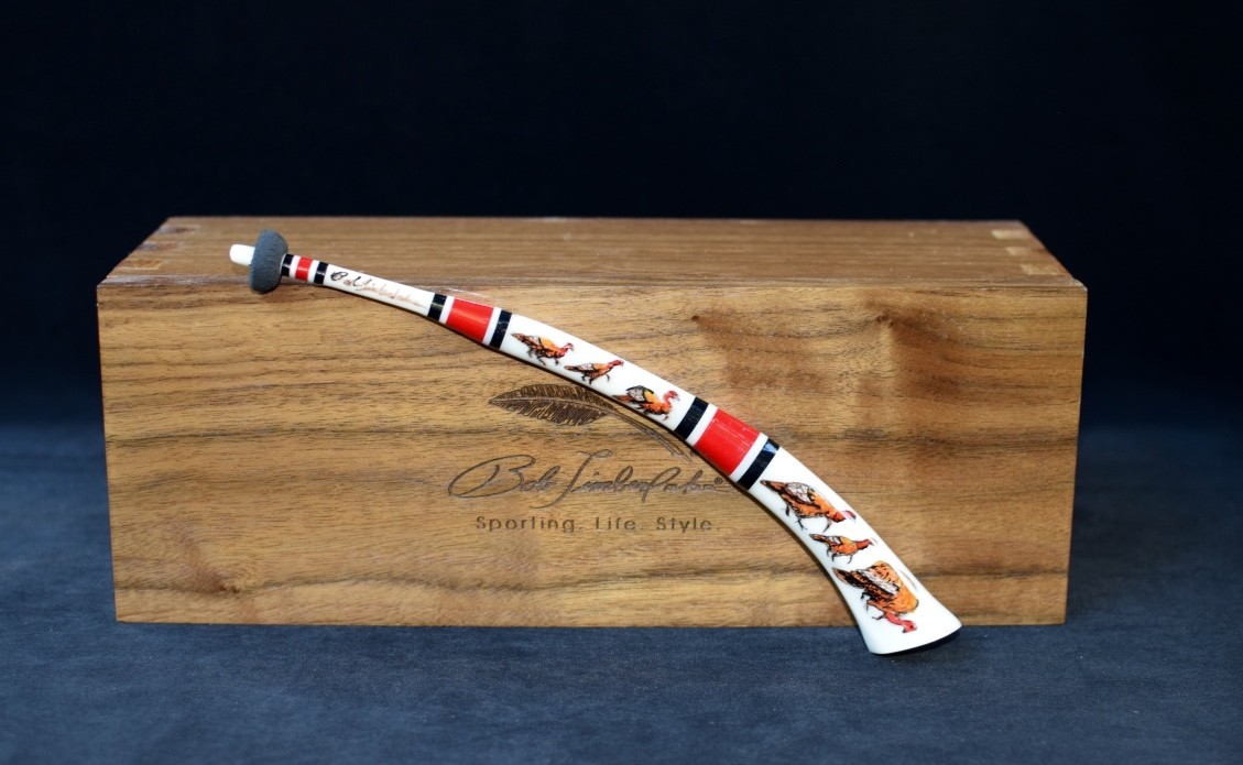 #11 of 25 Original, Hand-Painted, Limited-Edition
Bob Timberlake Wing-bone Turkey Call