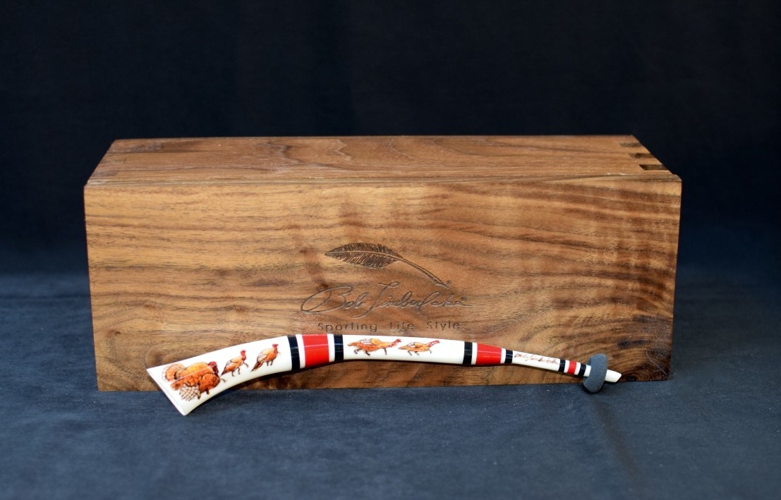#13 of 25 Original, Hand-Painted, Limited-Edition
Bob Timberlake Wing-bone Turkey Call